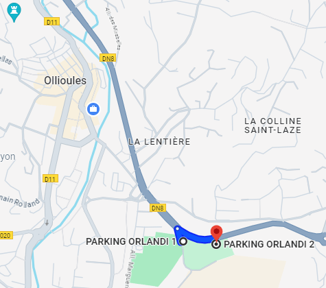 Plan parking gratuit